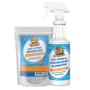 FurryFreshness 32oz + Litter Box Odor Eliminator