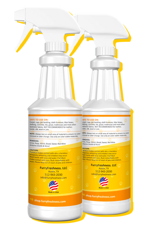 FurryFreshness Feline Formula 32oz Bottle 2 Pack